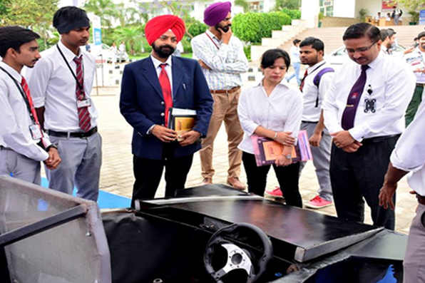 Activity by Chandigarh University's autospace Engineering Students