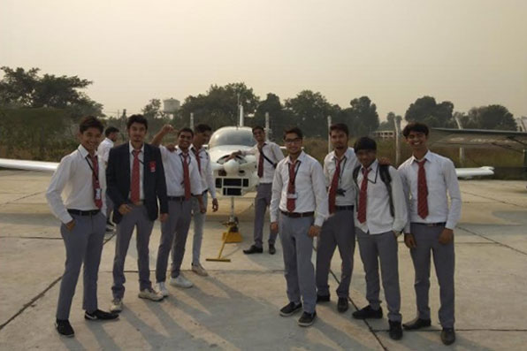 Activity by Chandigarh University's Aerospace Engineering Students