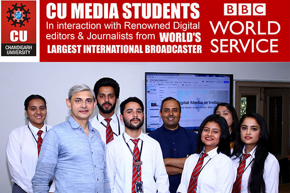 Activity by Chandigarh University's Media Studies Students