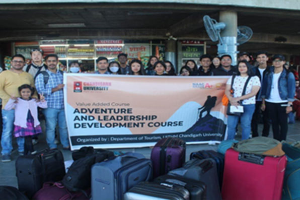 Activities by Chandigarh University's Tourism Students