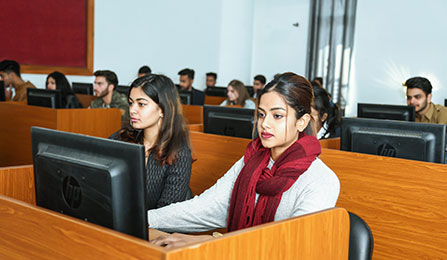Business Management Labs at Chandigarh University, India