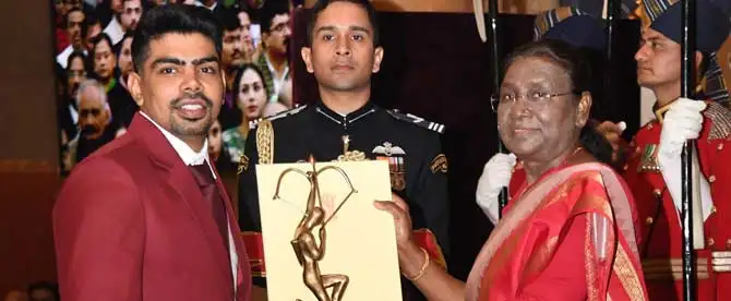 Arjuna Award for CU student