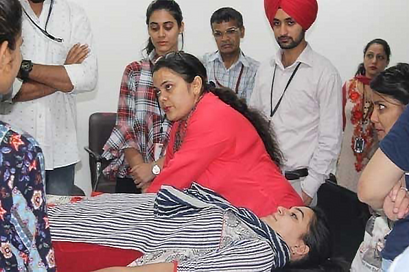 Activity by Chandigarh University's Physiotherapy Students