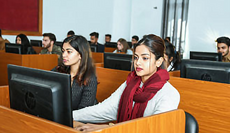 Interior Design Labs at Chandigarh University, India