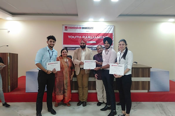 Activity by Chandigarh University's Liberal Arts and Humanities Students