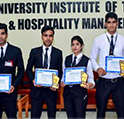Chandigarh University's Hospitality Students Achievements